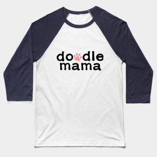 doodle mom with paw print Baseball T-Shirt